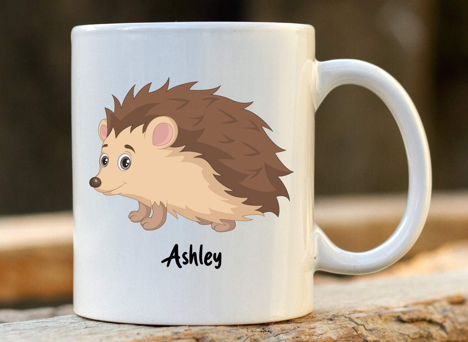 Personalized Hedgehog Mug Hedgehog Gift Hedgehog Cup Etsy
