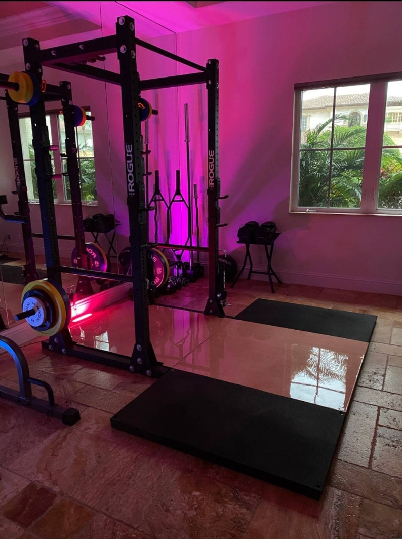 4x8 Custom Deadlift Platform with Rack Extension, Lifting Platform