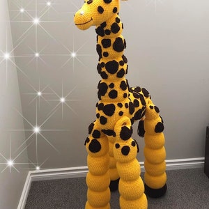 Crochet giraffe pattern,  Theo the giraffe, crochet jumbo giraffe, nursery decor, baby shower gift, baby shower gift, crochet toy giraffe