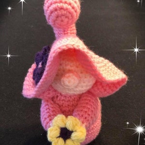 Crochet amigurumi toy, crochet pattern, Fairy House Boot and the Flower Wee Watcer image 5