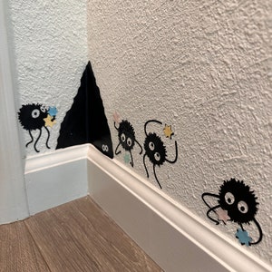 Vinyl Soot Sprite Wall Decals