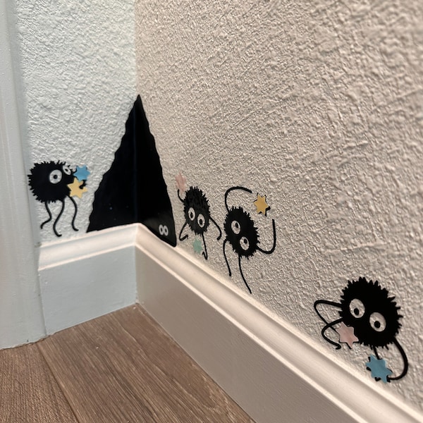 Vinyl Soot Sprite Wall Decals