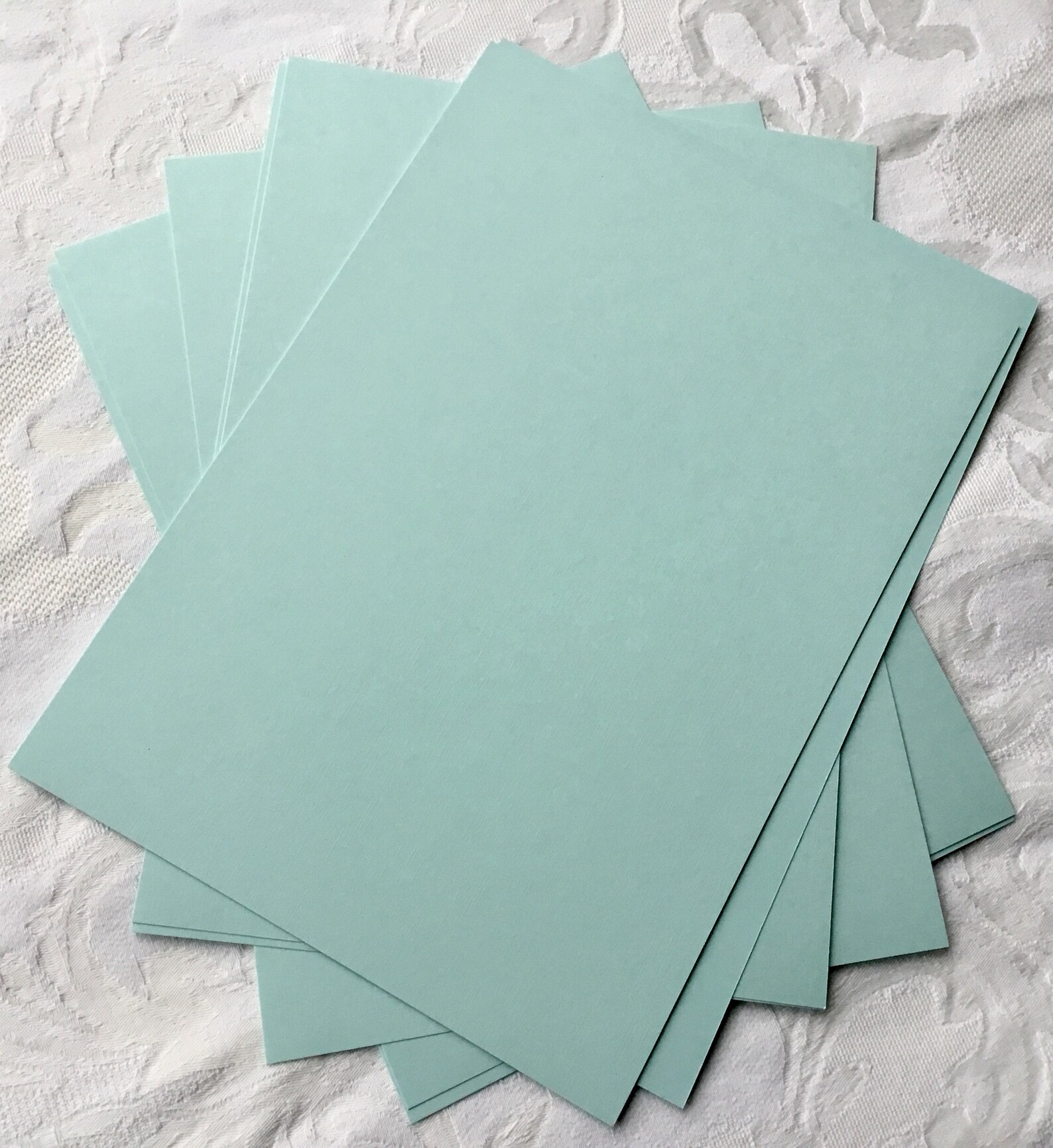 A4 Cardstock Linen Finish 230gsm Sky Blue 5 Hojas Etsy