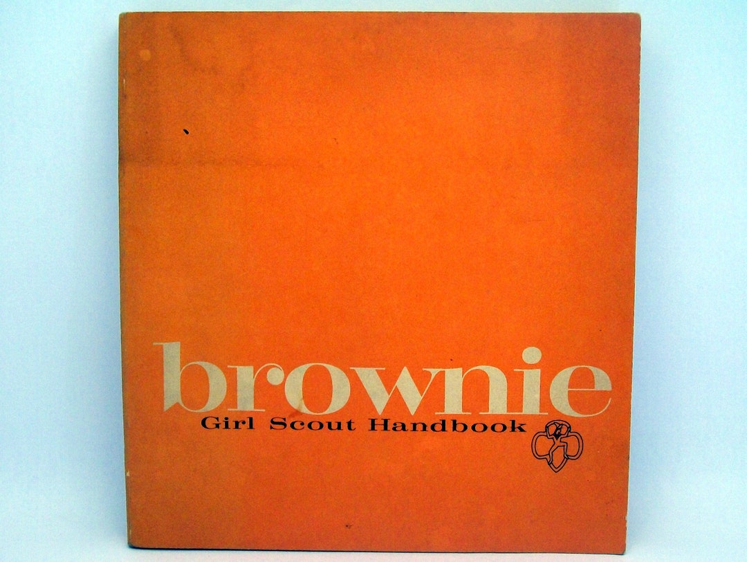 Brownie Girl Scout Handbook Vintage 60s 1963 Scouting Manual Etsy