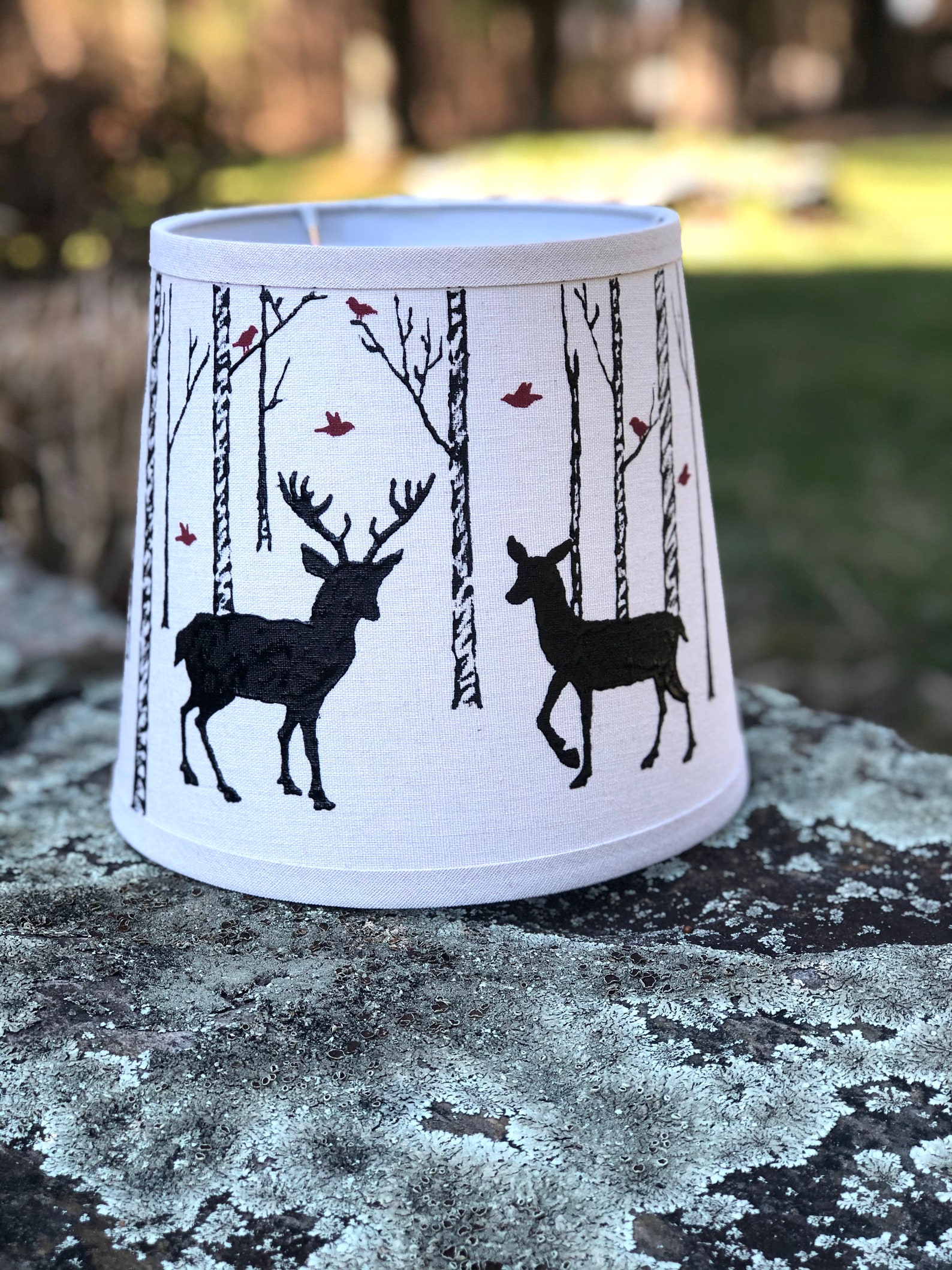 Woodland Nursery Nursery Lamp Nursery Light Fixture Nursery Etsy