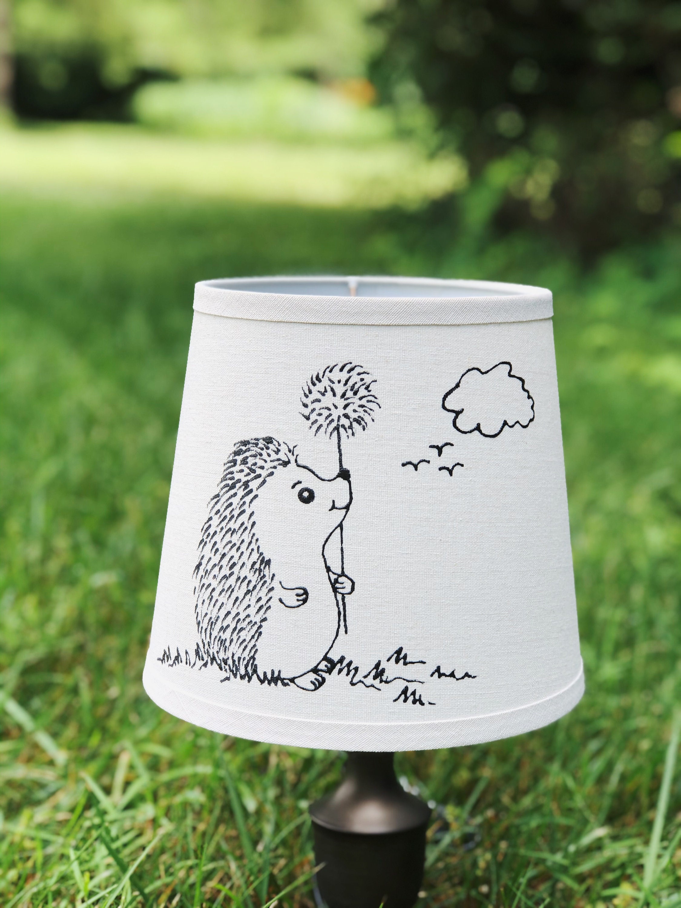 Hedgehog Gifts Nursery Lampshade Hedgehog Lamp Nursery Etsy