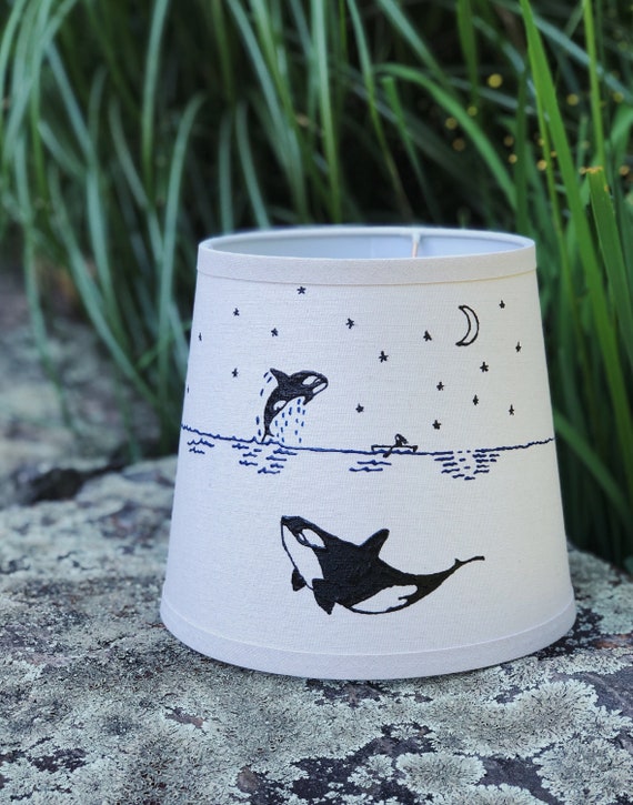 Whale Lamp Baby Nursery Lamp Whale Lamp Shade Girls Room Etsy