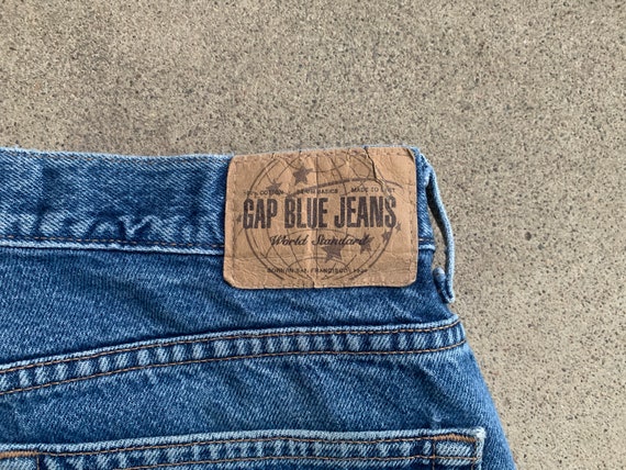 Vintage 1990s GAP Denim Jeans Full Cut Dad Easy F… - image 4