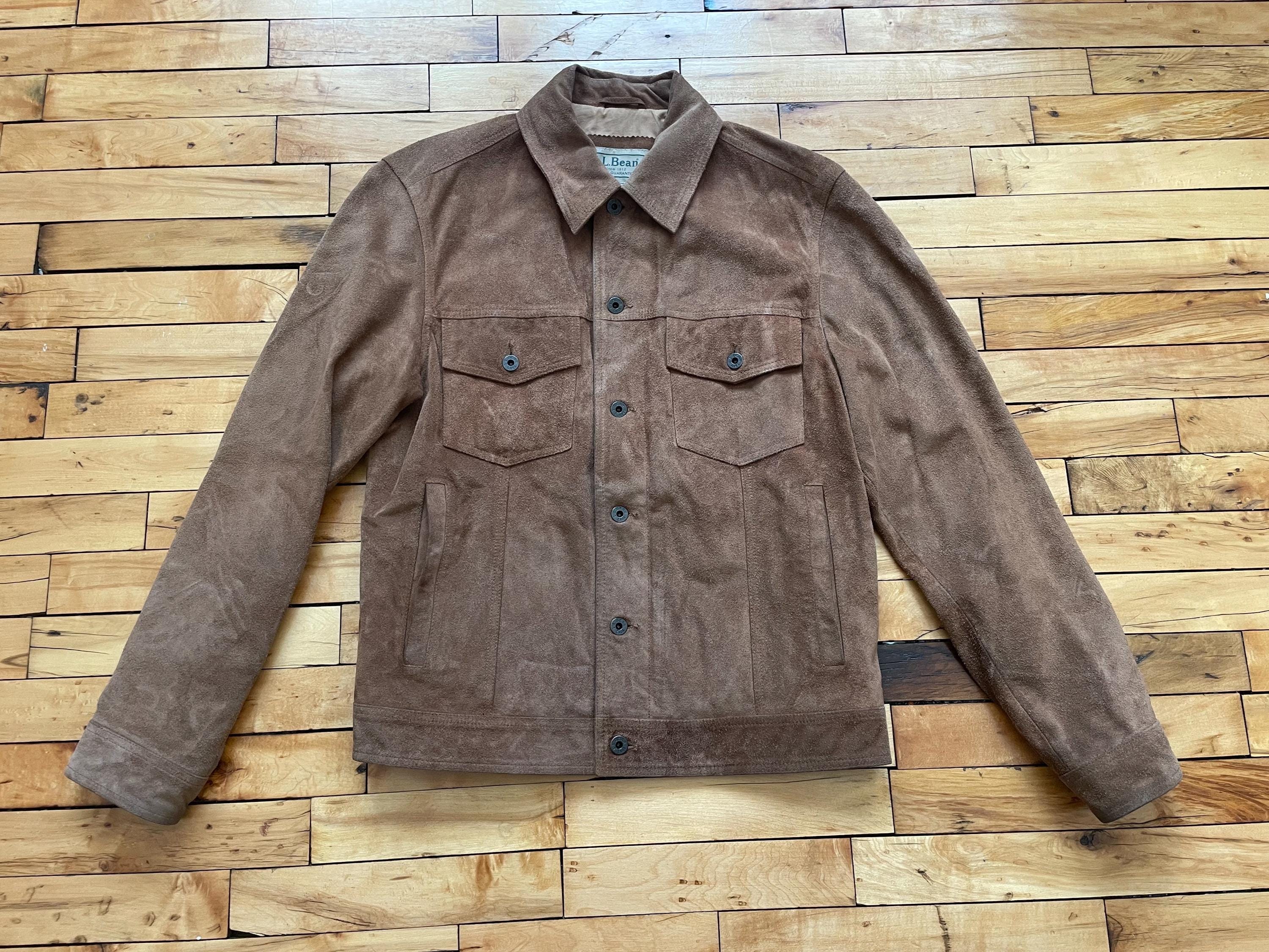 Ll Bean Leather Jacket - Etsy