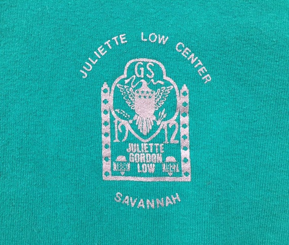 Vintage 1980s 1990s Champion Teal Crewneck Sweate… - image 2