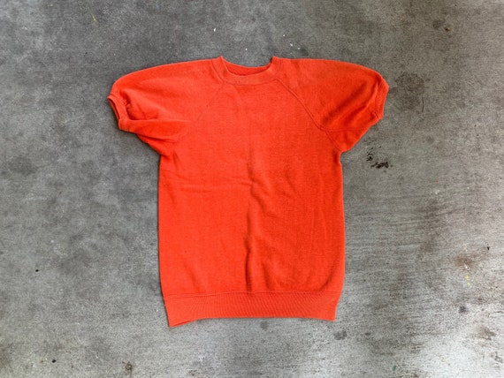 Vintage 1960s Sportswear Orange Crewneck SweatShir