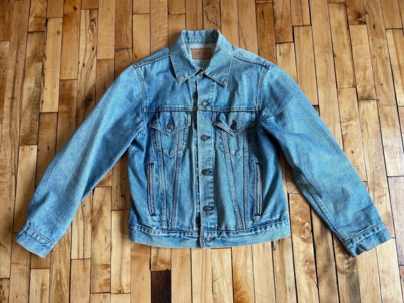 Vintage 1970s 1980s Levi’s Denim Jean Trucker Jac… - image 1