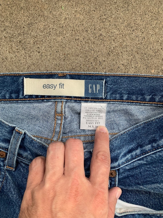 Vintage 1990s GAP Denim Jeans Full Cut Dad Easy F… - image 3