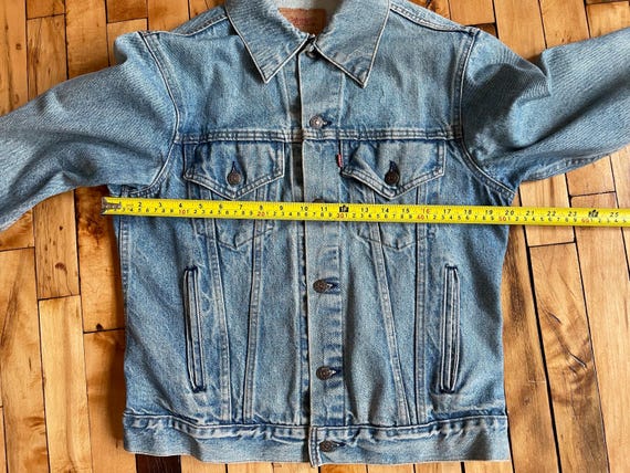 Vintage 1970s 1980s Levi’s Denim Jean Trucker Jac… - image 5