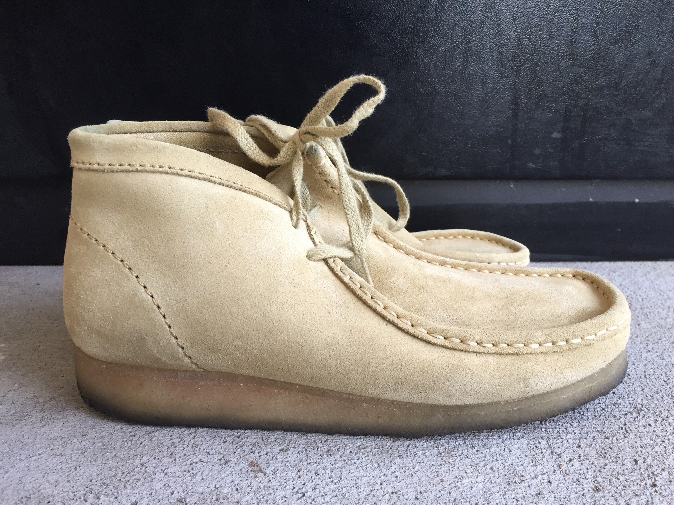 Vintage 1990s 2000s Clarks Wallabees Chukka Boots 8 1/2 Sand | Etsy