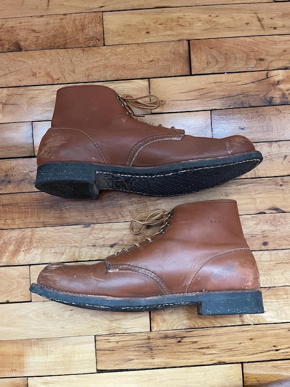 redwing vintage プレーントゥ　70s〜80s 11C Vintage 1970s 1980s Red Wing Boots 9.5 D Brown Beckman Style