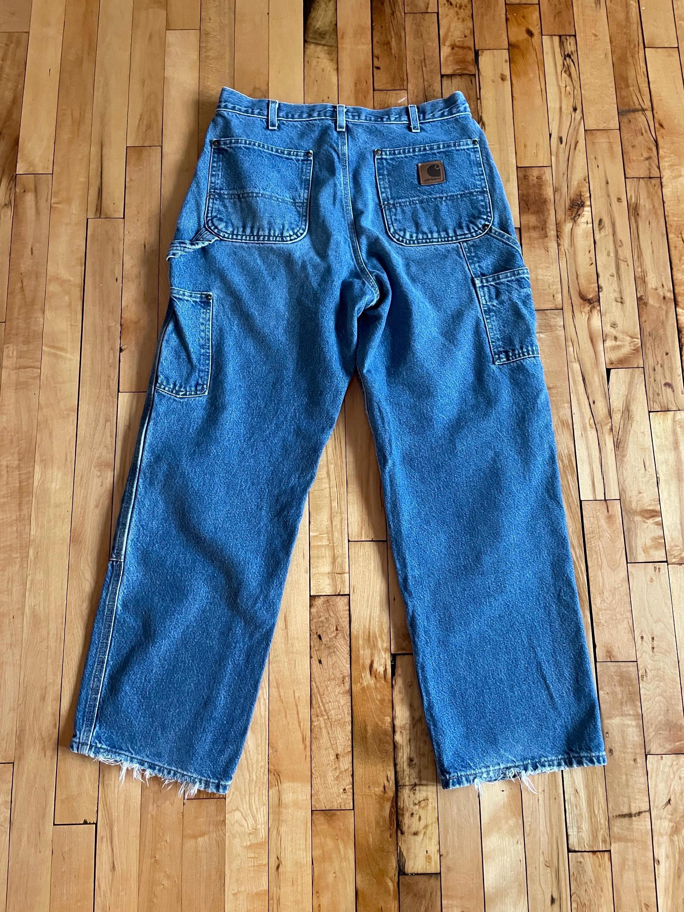 Vintage Carhartt Double Knee Jeans 32x30 Made in Mexico Streetwear