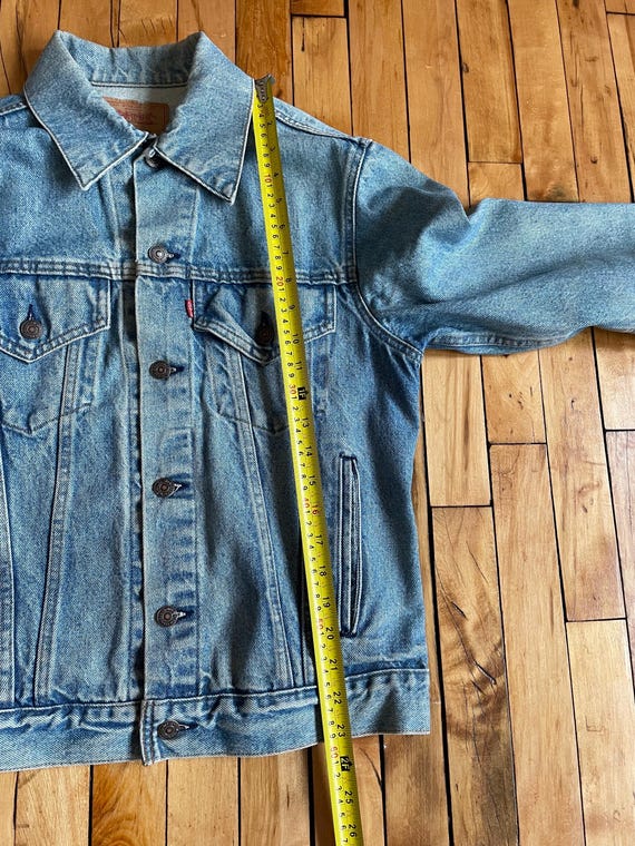 Vintage 1970s 1980s Levi’s Denim Jean Trucker Jac… - image 6