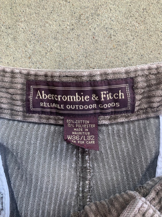 Vintage Abercrombie and Fitch 1990s Y2K Wide Wale… - image 3