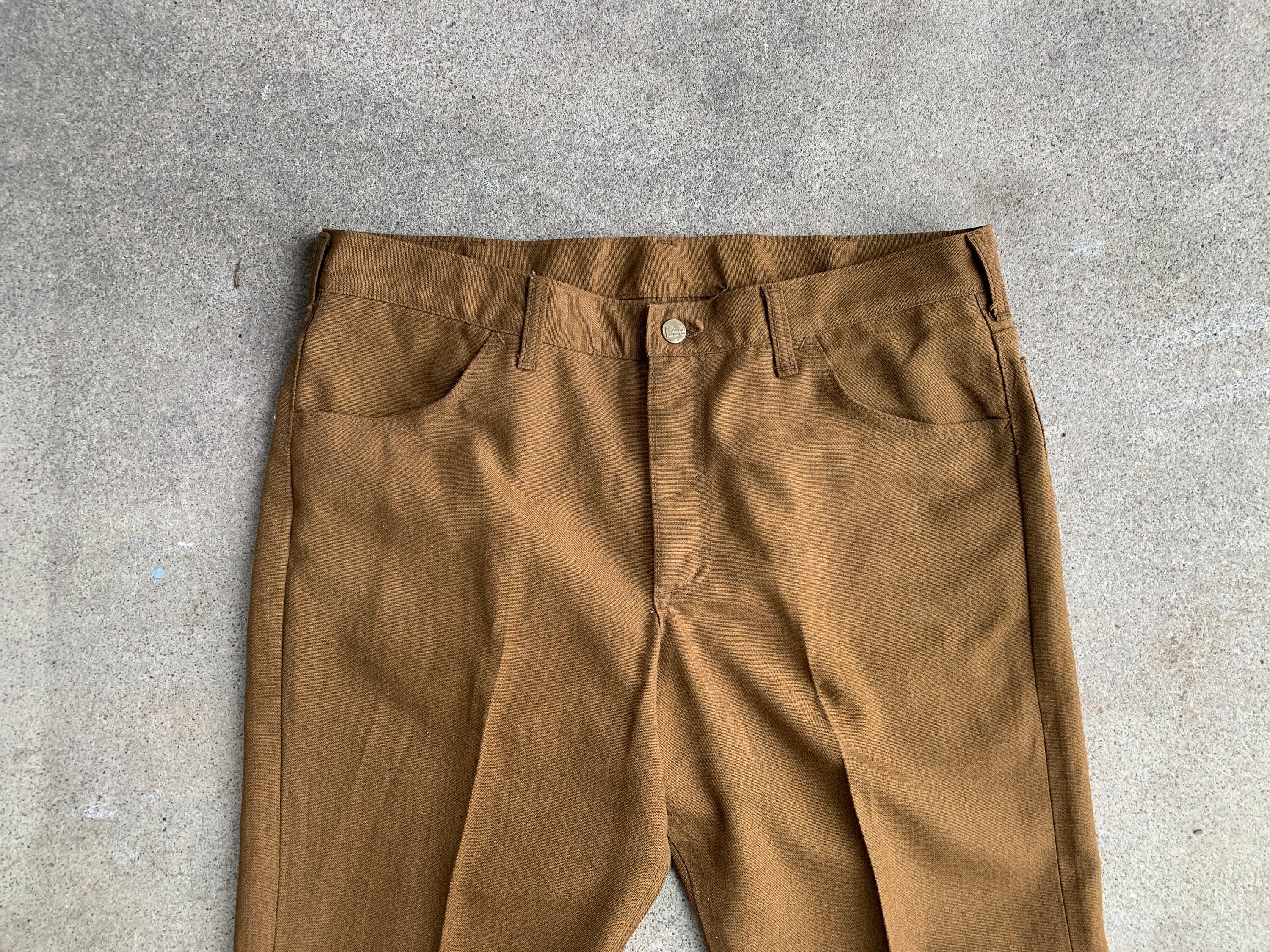 人気ブランドの新作 Brown Lee 1060s 1950s Vintage Slacks Menswear Soft 37x28 パンツ