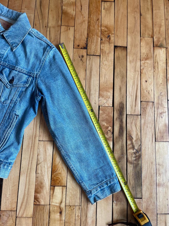 Vintage 1970s 1980s Levi’s Denim Jean Trucker Jac… - image 7