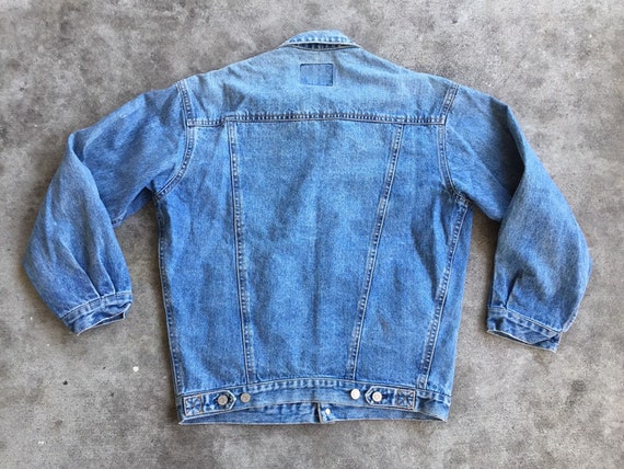 Vintage 1980s 1990s GAP Denim Jean Jacket Small M… - image 3