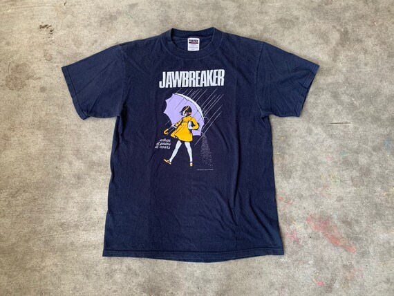 Vintage 1990s Jawbreaker T Shirt Navy Morton Salt