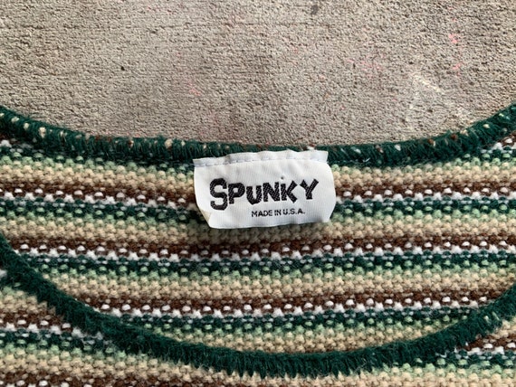 Vintage 1990s Spunky Pullover Horizontal Striped … - image 2