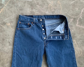 Vintage Levis 501 Original Fit 90s Jeans High Waisted | Etsy