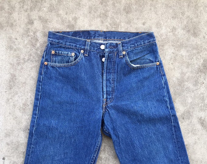 Vintage Levis 501 Original Fit 90s Jeans High Waisted - Etsy