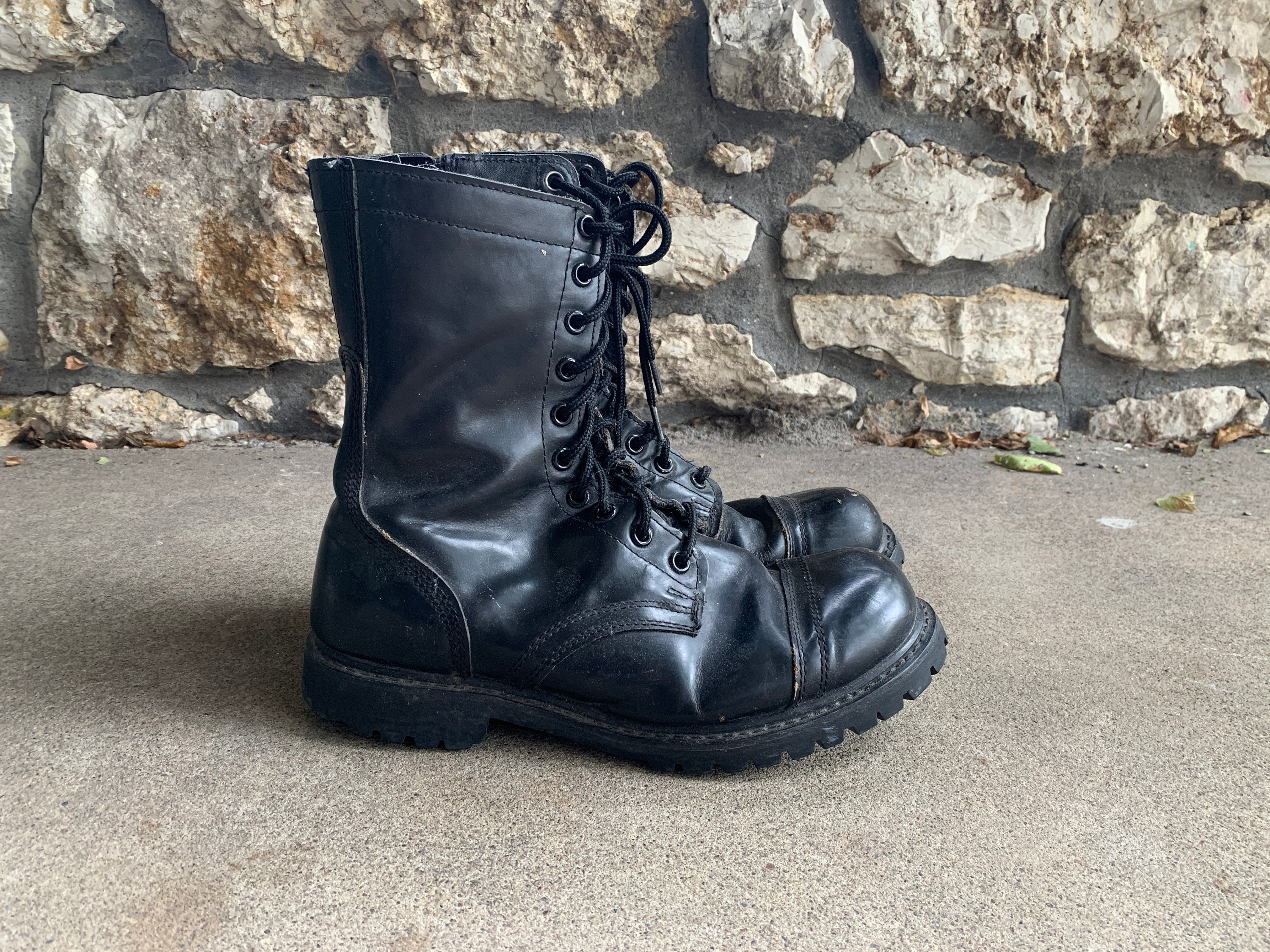 Vintage Corcoran Boots Military EMT Firefighter Police Boots Grunge Punk