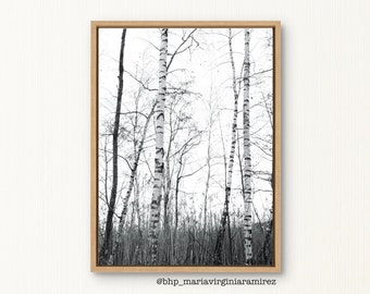 Swiss Winter, Nature Black and white Landscape photography,Minimalist and Modern Printable Wall Art,Scandinavian wall décor INSTANT DOWNLOAD