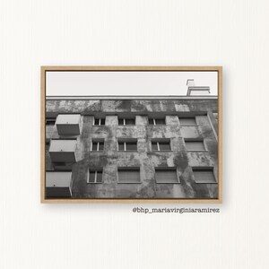 Fribourg city, Switzerland Printable Wall Art, Large Black and White Modern Architectural photography for Instand download