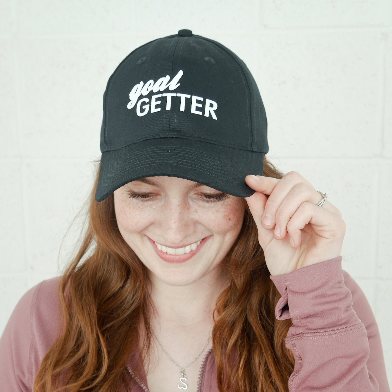 Goal Getter Hat Gym Hat for women Workout Hat Fitness Hat Etsy