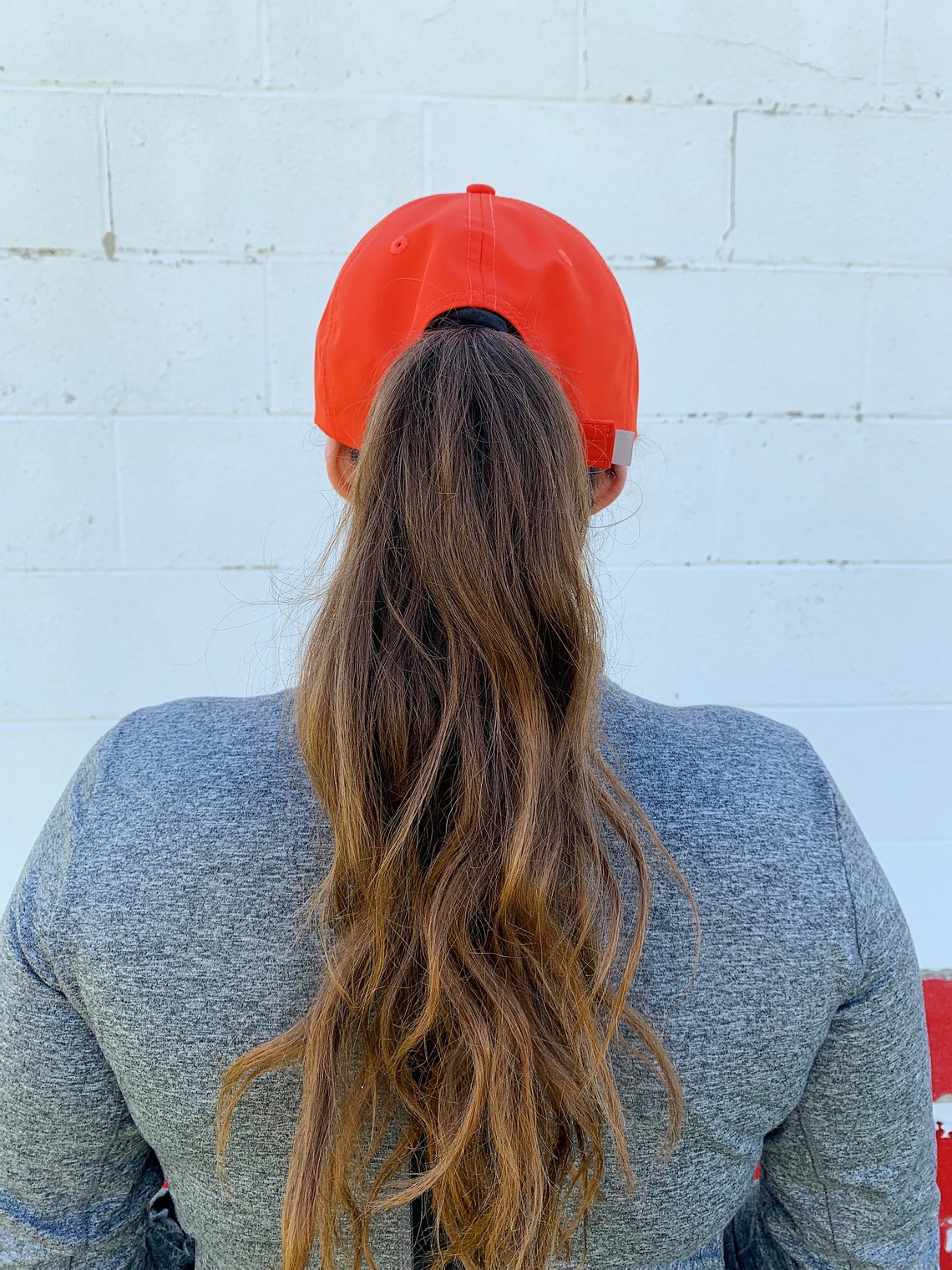 Sunrise Sweat Orange Workout Hat Womens Fitness Hat Gym Etsy