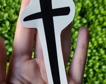 Cross Car Decal, Cross sticker, Cross Decals, Christian Car Decal, Cross Bumper Sticker, Christian Bumper Sticker, Cross Vinyl Decal, Cross