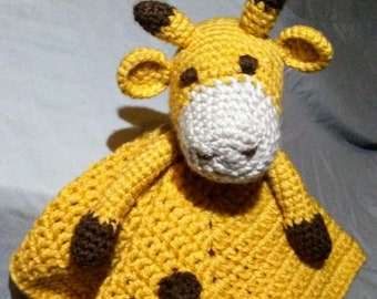 Baby Giraffe Lovey Blanket