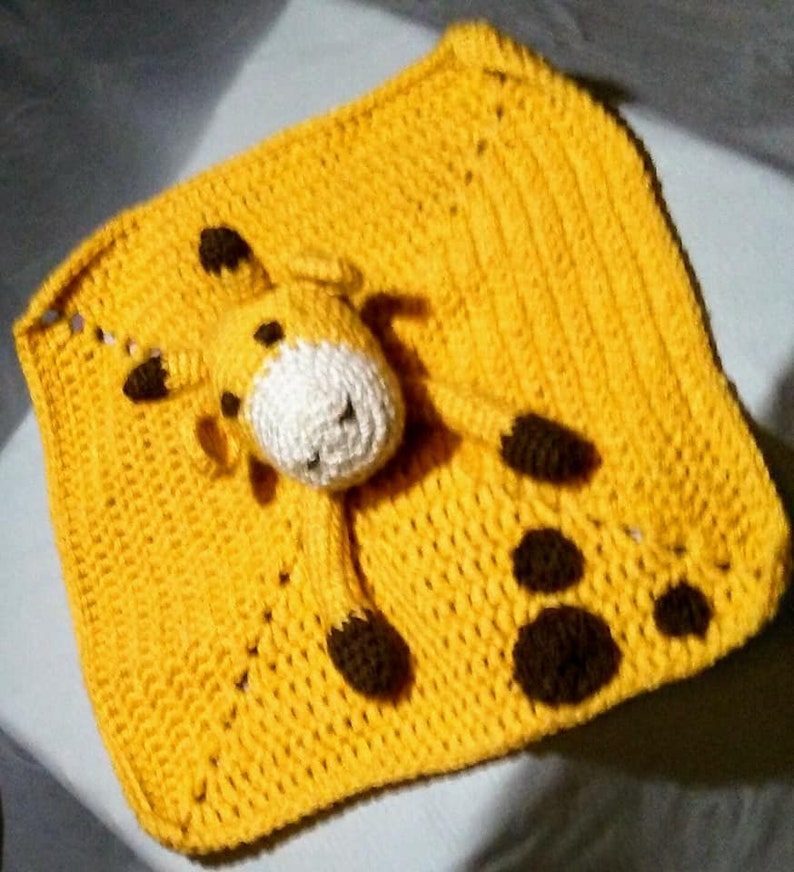 Silver Little Giraffe Blanky Lovey main image 1