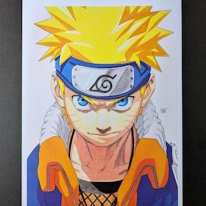 Reproduction of my original Naruto drawing