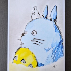 Reproduction of my original Totoro drawing