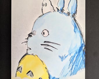 Totoro reproduction A4 format