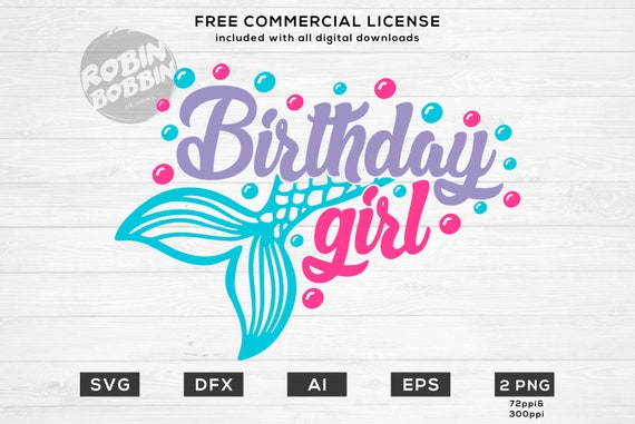 Download Birthday Girl SVG Mermaid svg Birthday shirt svg Mermaid ...