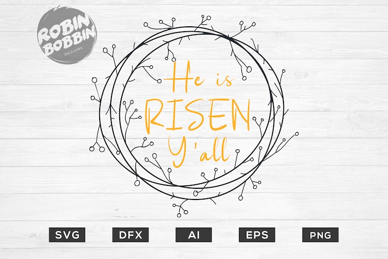 He Is Risen Y All Easter Svg Eps Dxf Png Files For Cutting Etsy