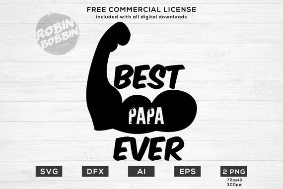Download Best Papa Ever Svg Png Dxf Vinyl Design Circut Cameo Etsy