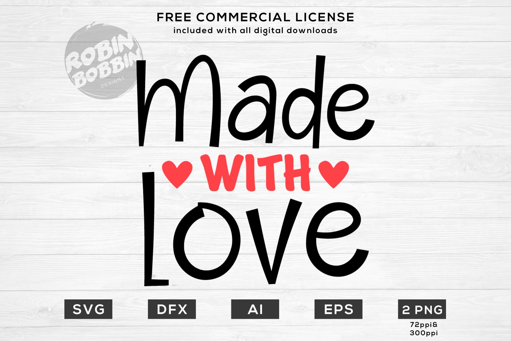 Made With Love Svg Baby Svg Valentines Svg Valentine S Etsy