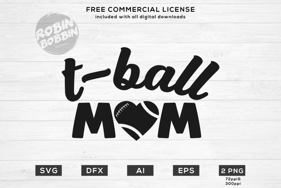 Download T Ball Mom Svg Tee Ball Mama Svg Svg Cut File Cheerleading Etsy