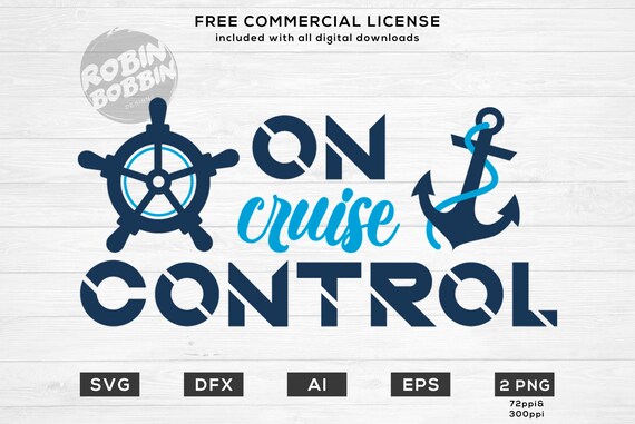 On Cruise Control Cruise Svg Cutting File Dxf Eps And Png Etsy