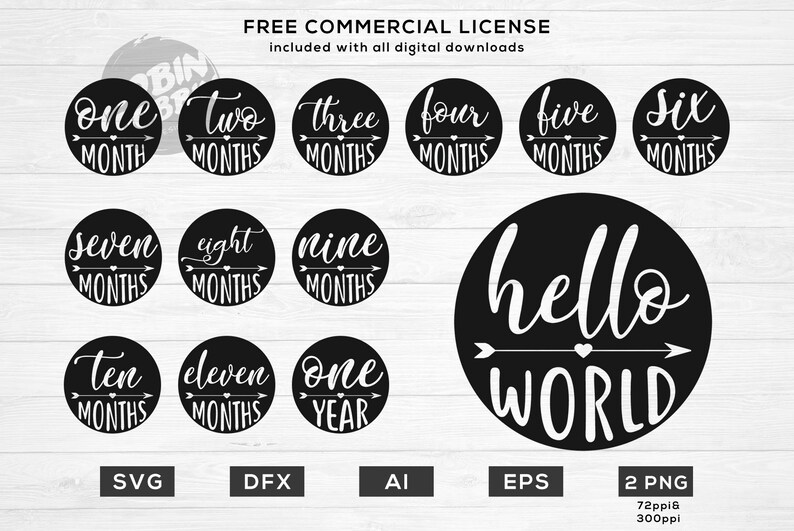 Free Free 237 Baby Milestone Svg Free SVG PNG EPS DXF File