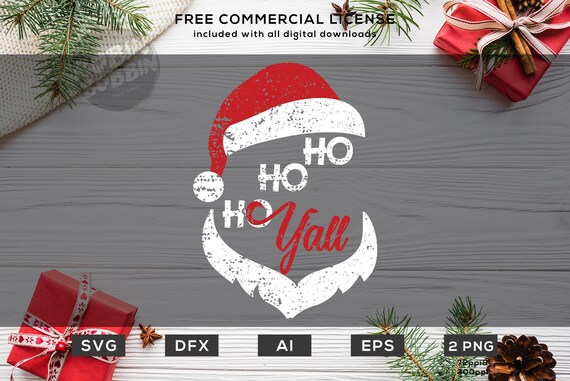 Ho Ho Ho Y All Svg Christmas Svg Merry Christmas Svg Etsy