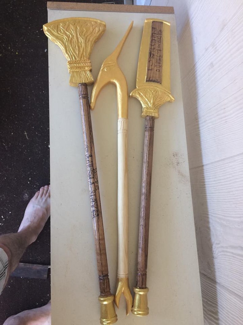 Papyrus Scepter Ceremonial Item Etsy